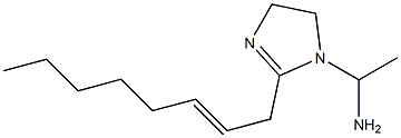 1-(1-Aminoethyl)-2-(2-octenyl)-2-imidazoline,,结构式