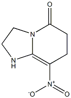 5-Nitro-1,7-diazabicyclo[4.3.0]non-5-en-2-one Struktur