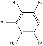 2,3,4,6-テトラブロモアニリン 化学構造式