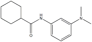 N-[m-(Dimethylamino)phenyl]cyclohexanecarboxamide Structure