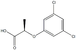 [R,(+)]-2-(3,5-Dichlorophenoxy)propionic acid Structure