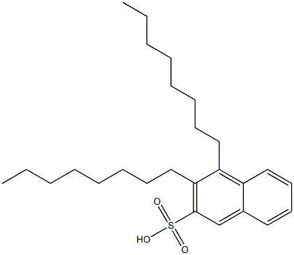 3,4-Dioctyl-2-naphthalenesulfonic acid