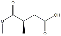 (R)-2-Methylbutanedioic acid 1-methyl ester Structure