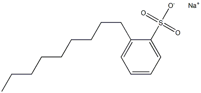 2-Nonylbenzenesulfonic acid sodium salt Structure