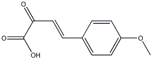 2-Oxo-4-(4-methoxyphenyl)-3-butenoic acid Structure