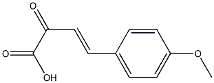 2-Oxo-4-(4-methoxyphenyl)-3-butenoic acid 结构式