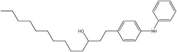 4-(3-Hydroxytridecyl)phenylphenylamine