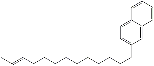 2-(11-Tridecenyl)naphthalene 结构式