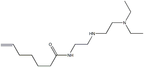 N-[2-[2-(Diethylamino)ethylamino]ethyl]-6-heptenamide Structure