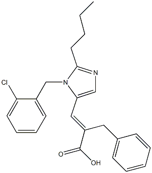 (E)-3-[2-Butyl-1-(2-chlorobenzyl)-1H-imidazol-5-yl]-2-benzylacrylic acid