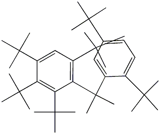 2-(2,3,4,6-Tetra-tert-butylphenyl)-2-(2,5-di-tert-butylphenyl)propane Structure