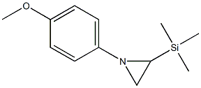 1-(4-Methoxyphenyl)-2-(trimethylsilyl)aziridine Structure
