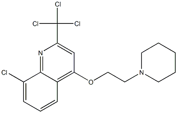 2-Trichloromethyl-4-(2-piperidinoethoxy)-8-chloroquinoline|