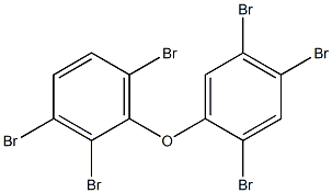 2,2',3',4,5,6'-Hexabromo[1,1'-oxybisbenzene] Structure