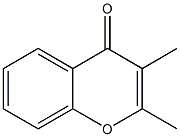 2,3-Dimethyl-4H-1-benzopyran-4-one Structure