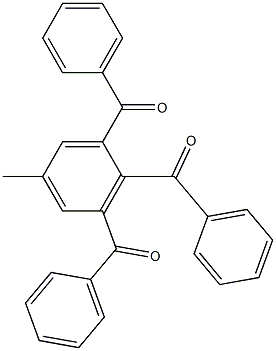 1,2,3-Tribenzoyl-5-methylbenzene,,结构式