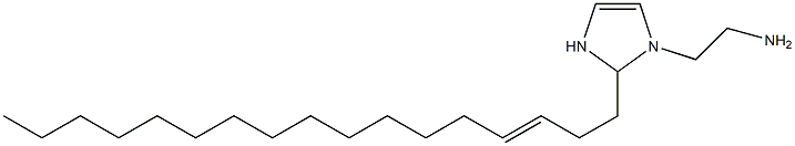 1-(2-Aminoethyl)-2-(3-heptadecenyl)-4-imidazoline Struktur