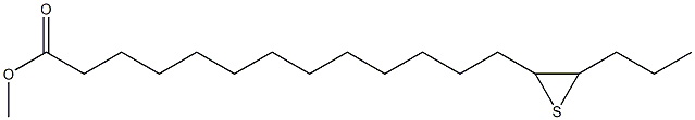14,15-Epithiooctadecanoic acid methyl ester Struktur