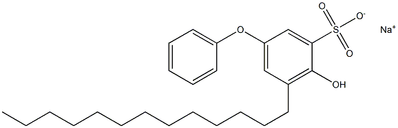 4-Hydroxy-5-tridecyl[oxybisbenzene]-3-sulfonic acid sodium salt