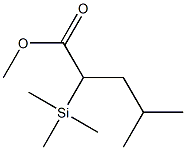 4-Methyl-2-(trimethylsilyl)pentanoic acid methyl ester