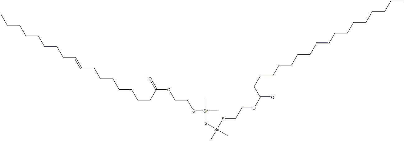  Bis[dimethyl[[2-(8-heptadecenylcarbonyloxy)ethyl]thio]stannyl] sulfide