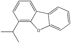 4-Isopropyldibenzofuran Struktur