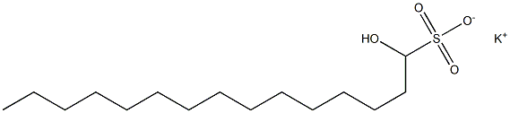 1-Hydroxypentadecane-1-sulfonic acid potassium salt