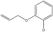 2-[(2-Propenyl)oxy]benzene-1-olate 结构式