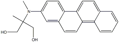 2-[(Chrysen-2-yl)methylamino]-2-methyl-1,3-propanediol Structure