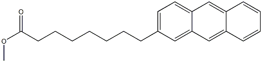 8-(Anthracen-2-yl)octanoic acid methyl ester,,结构式