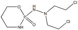 テトラヒドロ-2-[2,2-ビス(2-クロロエチル)ヒドラジノ]-2H-1,3,2-オキサザホスホリン2-オキシド 化学構造式