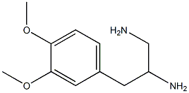 3-(3,4-Dimethoxyphenyl)-1,2-propanediamine,,结构式