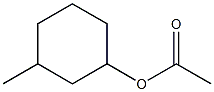 Acetic acid 3-methylcyclohexyl ester,,结构式