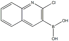 2-Chloro-3-boronoquinoline,,结构式