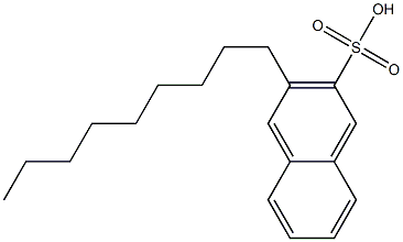 3-Nonyl-2-naphthalenesulfonic acid Structure