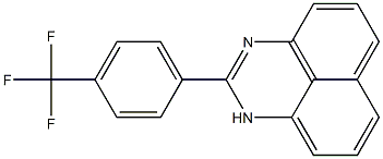 2-(4-Trifluoromethylphenyl)-1H-perimidine Structure