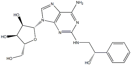 2-[(S)-2-Hydroxy-2-phenylethylamino]adenosine