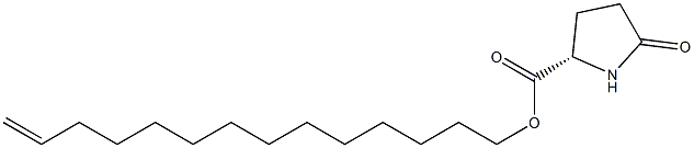 (S)-5-オキソピロリジン-2-カルボン酸13-テトラデセニル 化学構造式