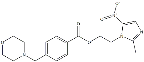 2-Methyl-5-nitro-1H-imidazole-1-ethanol 4-(morpholinomethyl)-benzoate