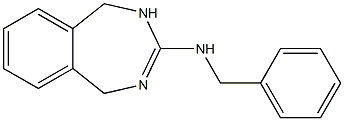 N-Benzyl-4,5-dihydro-1H-2,4-benzodiazepin-3-amine Struktur