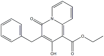 3-Benzyl-2-hydroxy-4-oxo-4H-quinolizine-1-carboxylic acid ethyl ester