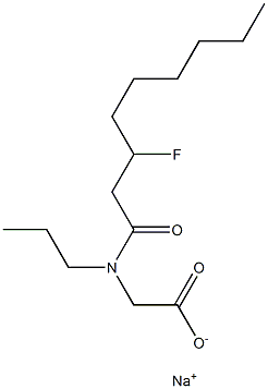 N-(3-Fluorononanoyl)-N-propylglycine sodium salt|