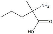 2-Amino-2-methylvaleric acid Structure