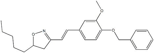 3-(4-Benzyloxy-3-methoxystyryl)-5-pentyl-4,5-dihydroisoxazole