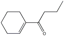 1-Butyrylcyclohexene,,结构式