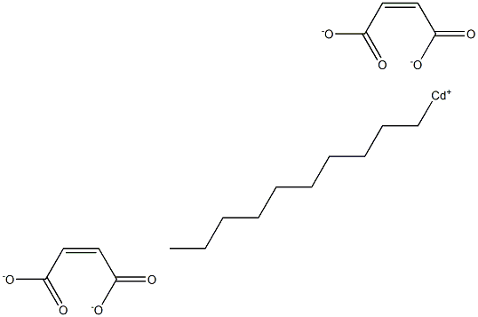 Bis(maleic acid 1-decyl)cadmium salt Structure