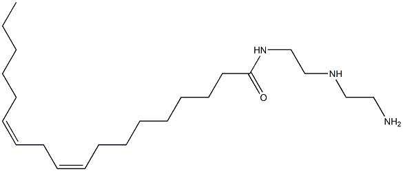 (9Z,12Z)-N-[2-[(2-Aminoethyl)amino]ethyl]-9,12-octadecadienamide 结构式