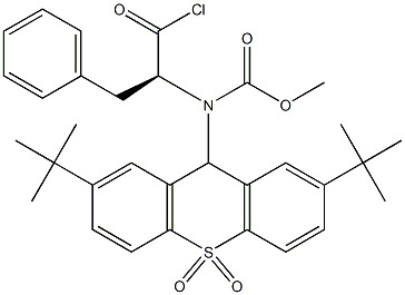  [(2S)-2-[(2,7-Di-tert-butyl-9H-thioxanthene 10,10-dioxide)-9-ylmethoxycarbonylamino]-3-phenylpropionyl] chloride