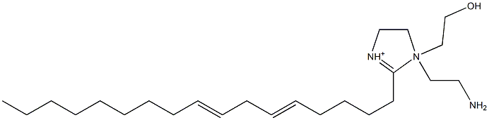 1-(2-Aminoethyl)-2-(5,8-heptadecadienyl)-4,5-dihydro-1-(2-hydroxyethyl)imidazolium