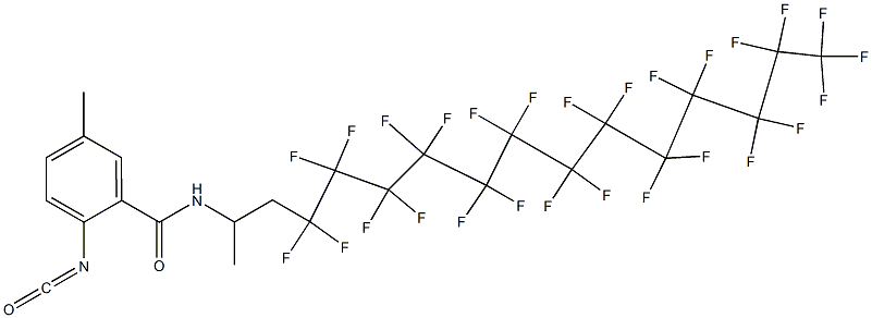 2-Isocyanato-5-methyl-N-[2-(heptacosafluorotridecyl)-1-methylethyl]benzamide